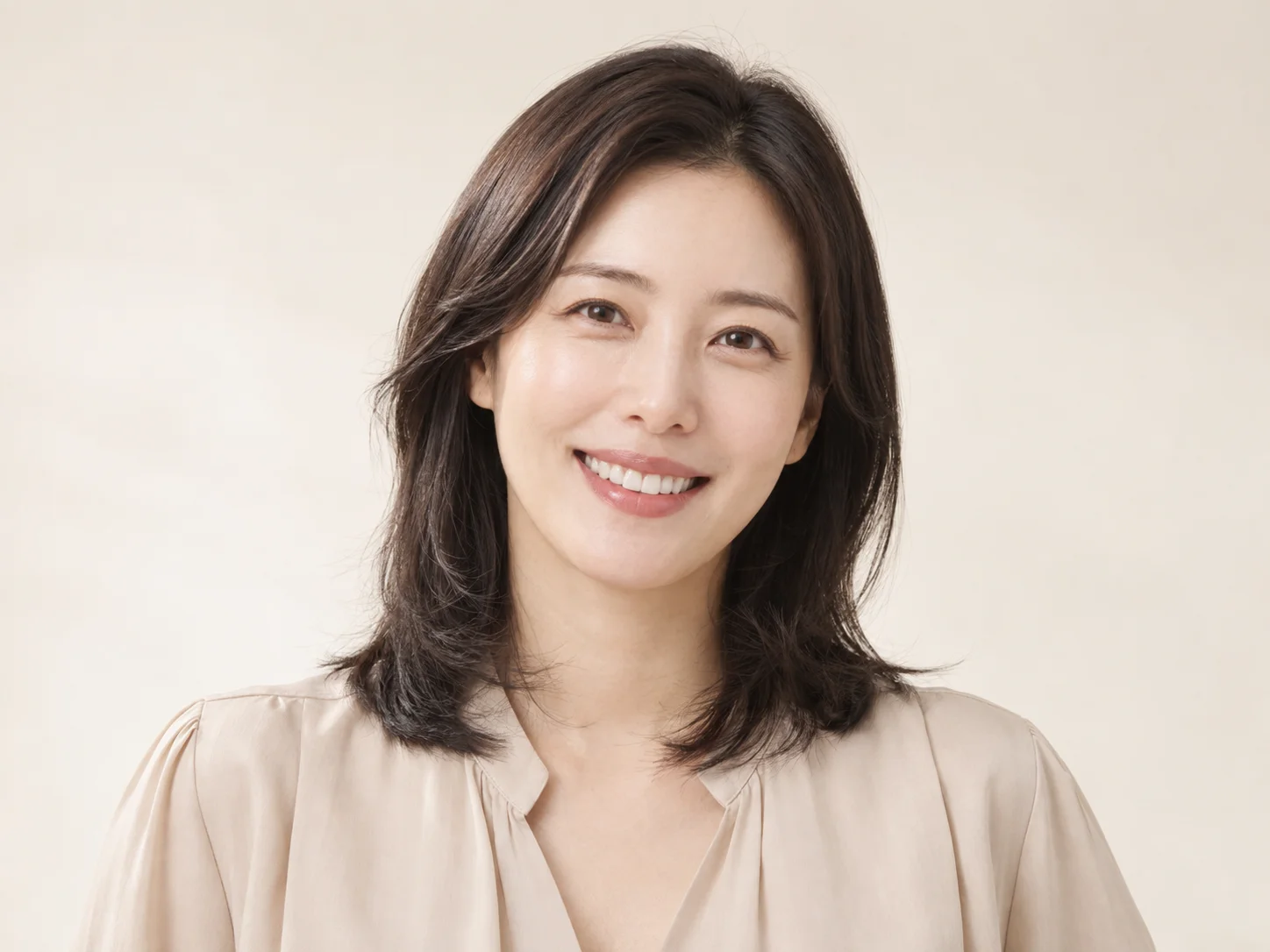 나에게 맞는 임플란트, 충분한 설명에서 시작합니다 · AI 생성 가상 여성 모델, 실제 환자나 치료 결과가 아닌 설명용 이미지
