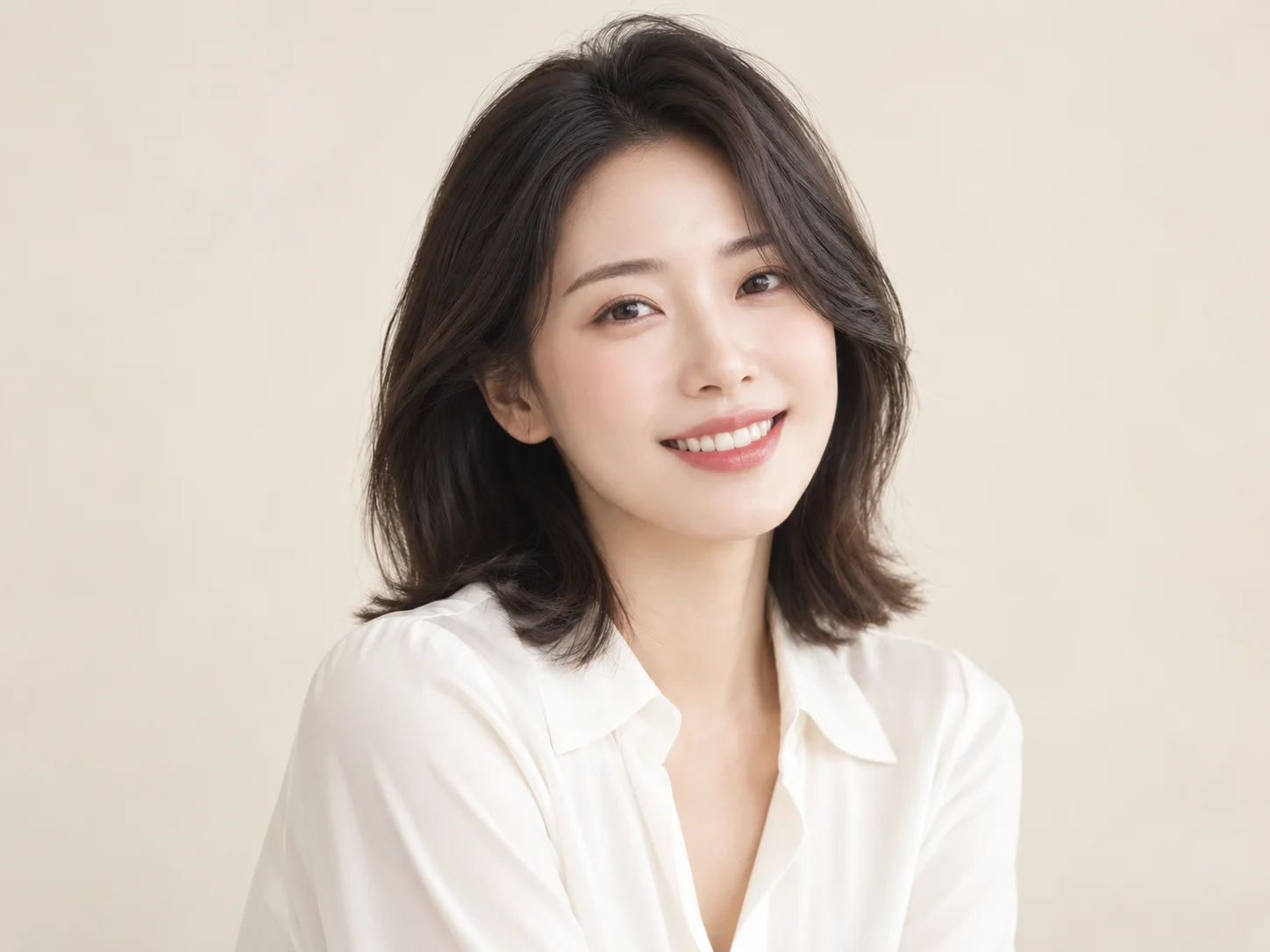 연세유라인치과 진료 안내 · AI 생성 가상 여성 모델, 실제 환자나 치료 결과가 아닌 설명용 이미지